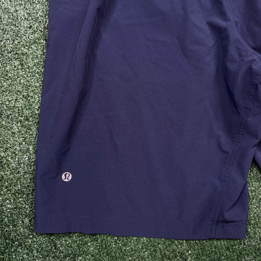 Lululemon Shorts Men's Size M Blue Drawstring Lightweight Pocket Performance - Picture 7 of 7